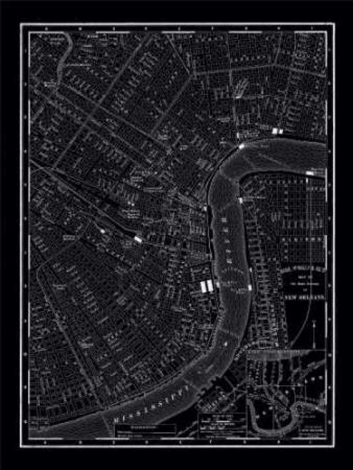 New Orleans 1895 Poster Print by 1895 Vintage Map - Item # VARPDXCC3310