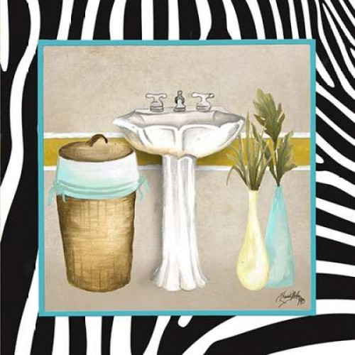 Zebra Bath II Poster Print by Elizabeth Medley - Item # VARPDX9258LL