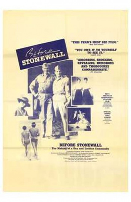 Before Stonewall Movie Poster (11 x 17) - Item # MOV235397
