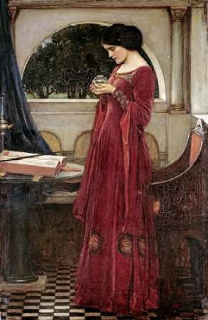 The Crystal Ball Poster Print by  John William Waterhouse - Item # VARPDX267555