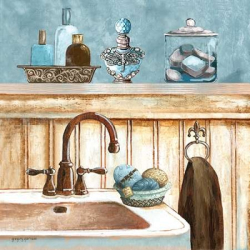 Blue Bath II Poster Print by Gregory Gorham - Item # VARPDXGOR429 Blue Bath II Poster Print by Gregory Gorham - Item # VARPDXGOR429