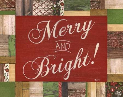 Merry and Bright Poster Print by Tava Studios - Item # VARPDX17382