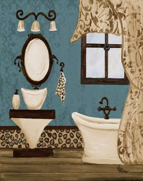 Blue Beach Bath IV Poster Print by Gina Ritter - Item # VARPDX7994B