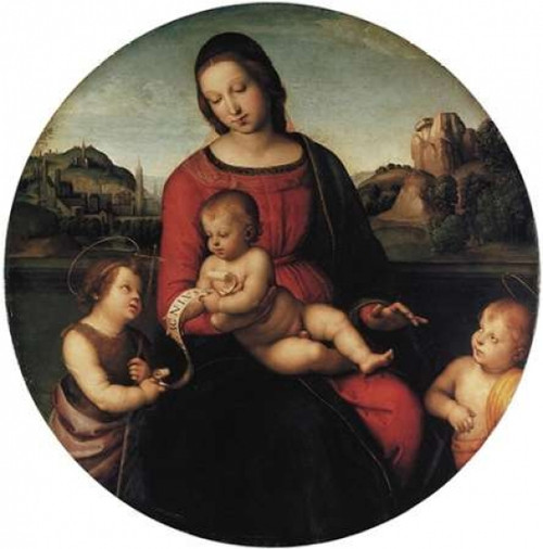 Madonna And Child With Two Saints Poster Print by Raphael - Item # VARPDX373985