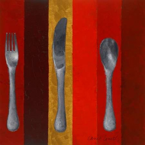 Bon Appetit Stripes I Poster Print by Lanie Loreth - Item # VARPDX6332