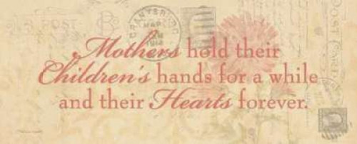 Mothers Hold Poster Print by Stephanie Marrott - Item # VARPDXSM6049