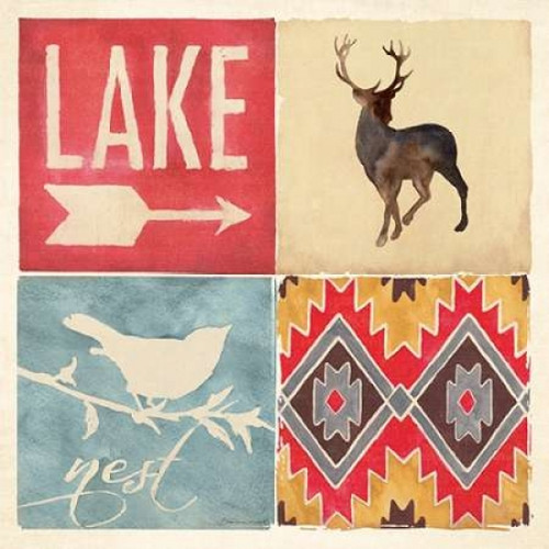 lodge Collage V Poster Print by Stephanie Marrott - Item # VARPDXSM15645