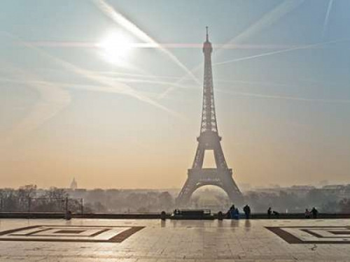 Famous Eiffel tower, Paris, France Poster Print by  Assaf Frank - Item # VARPDXAF201203161459