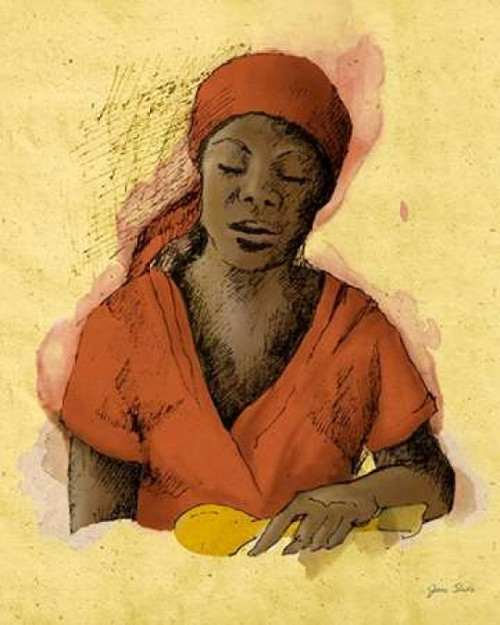 Sketched Woman in Color I Poster Print by  Jane Slivka - Item # VARPDX9943B