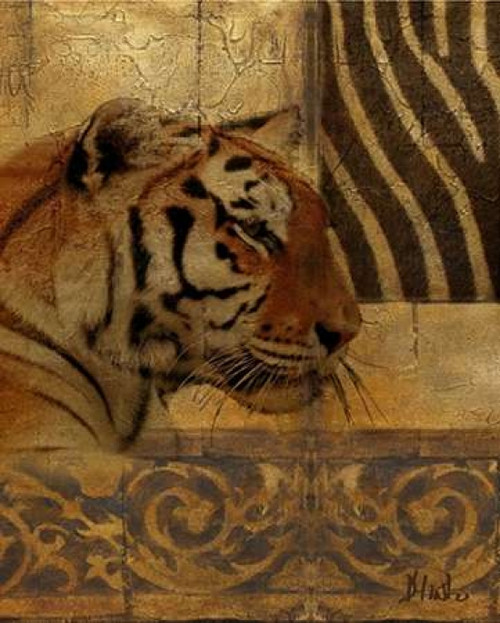 Elegant Safari II-Tiger Poster Print by Patricia Pinto - Item # VARPDX6635E810