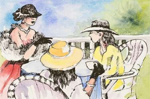 Tea Party Poster Print by Jane Slivka - Item # VARPDX9949