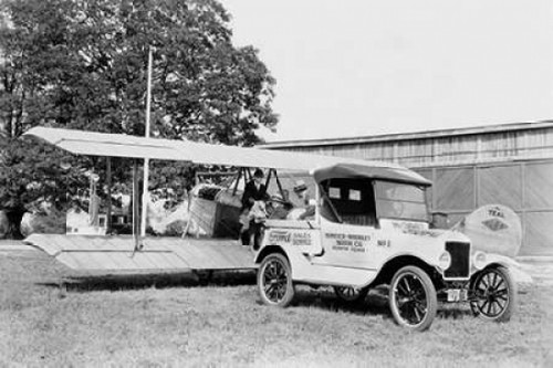 Ford Towing Plane Poster Print by Unknown - Item # VARPDX382147