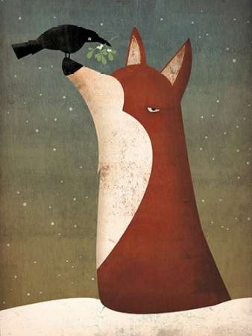 Fox and Mistletoe Poster Print by Ryan Fowler - Item # VARPDX20807