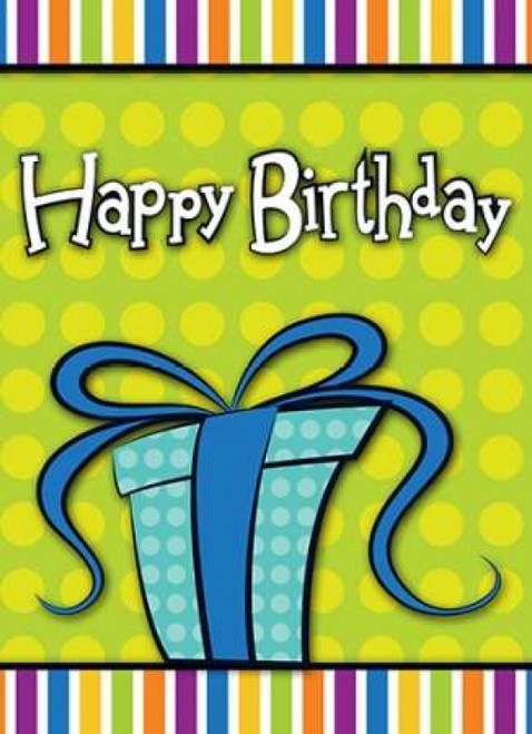 Happy Birthday Present Poster Print by  Josefina - Item # VARPDX9863