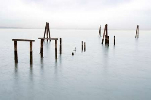 Antique Pier - 79 Poster Print by Alan Blaustein