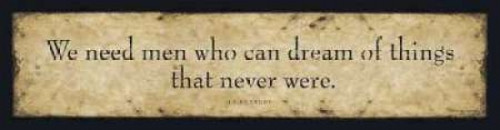 We Need Men Poster Print by Stephanie Marrott - Item # VARPDXSM485