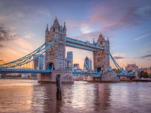 Famous Tower Bridge over River Thames, London, UK Poster Print by  Assaf Frank - Item # VARPDXAF20150907091X