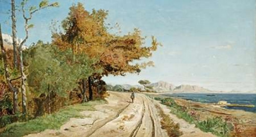 Road On The Edge of The Mediterranean Near Marseille Poster Print by  Paul Guigou - Item # VARPDX266463