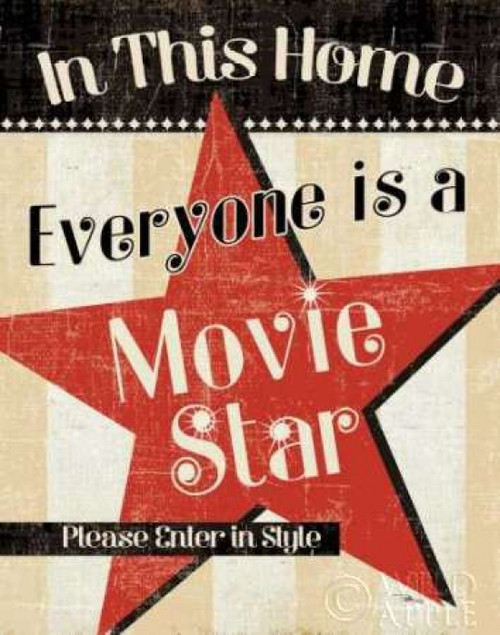 In This Home Everyone is a Star Poster Print by  Pela Studio - Item # VARPDX9852