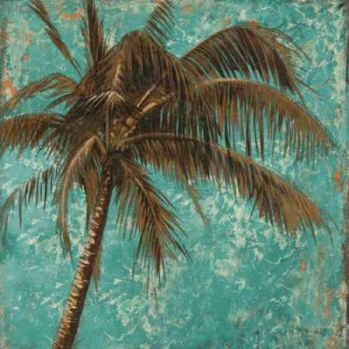 Palm on Turquoise I Poster Print by Patricia Pinto - Item # VARPDX5778A