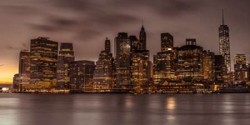 Evening shot of Lower Manhattan skyline, New York Poster Print by  Assaf Frank - Item # VARPDXAF20131116674C01
