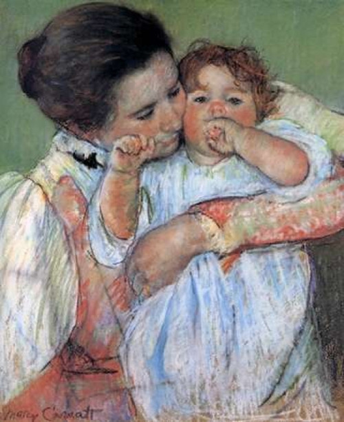 Little Anne Sucking Her Finger 1897 Poster Print by  Mary Cassatt - Item # VARPDX372664