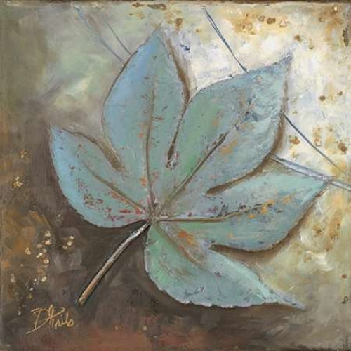 Turquoise Leaf II Poster Print by Patricia Pinto - Item # VARPDX7205