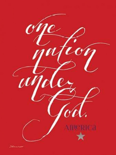 One Nation Red Poster Print by Stephanie Marrott - Item # VARPDXSM15718