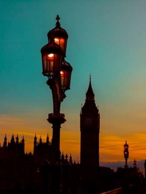 Street lamp with Big Ben, London, UK Poster Print by  Assaf Frank - Item # VARPDXAF20150731052C01