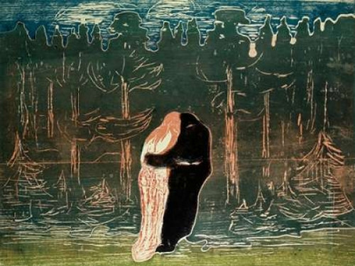 Lovers Poster Print by Edvard Munch - Item # VARPDX3EU1957