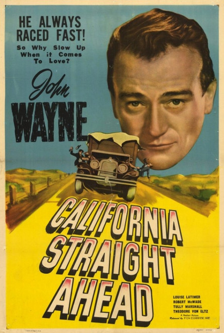 California Straight Ahead Movie Poster Print (27 x 40) - Item # MOVAF5381