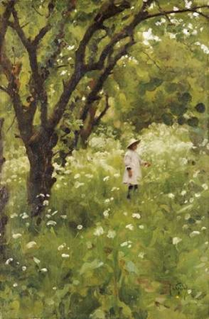 The Orchard Poster Print by  Thomas Cooper Gotch - Item # VARPDX264944