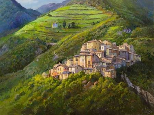 Villaggio sui monti Poster Print by Adriano Galasso - Item # VARPDX3AD1923