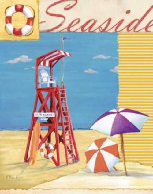 Lifeguard Collage I Poster Print by Paul Brent - Item # VARPDXBNT272