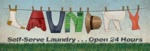 Laundry Poster Print by N Harbick - Item # VARPDXHRB018