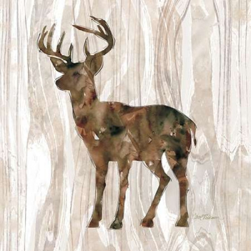 Pine Forest Deer Poster Print by  Carol Robinson - Item # VARPDX17549