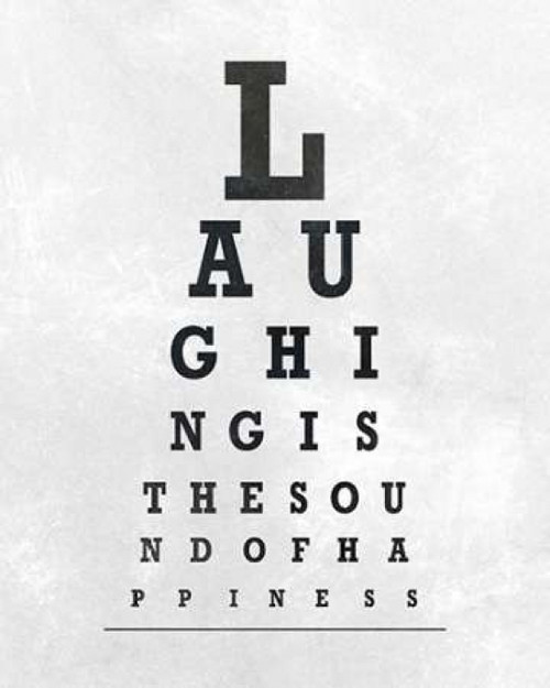 Eye Chart Typography II Poster Print by  SD Graphics Studio - Item # VARPDX9596G