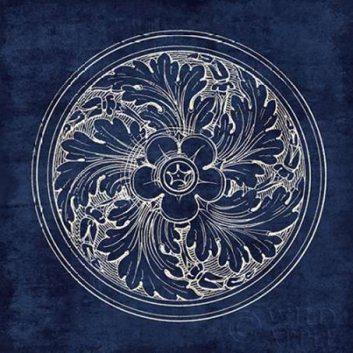 Rosette II Indigo Poster Print by Wild Apple Portfolio - Item # VARPDX23697