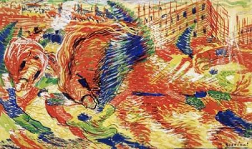 The City Rises Poster Print by  Umberto Boccioni - Item # VARPDX281735