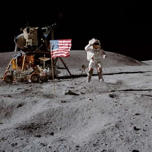 Moonwalk Apollo 16 1972 Poster Print by NASA - Item # VARPDX393576