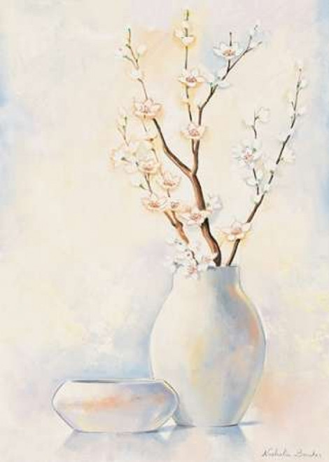 White vase I Poster Print by  Nathalie Boucher - Item # VARPDXMLV145