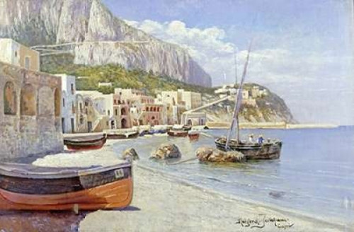 Marina Grande Capri Poster Print by  Holgar Hvitfeld Jerichau - Item # VARPDX266633