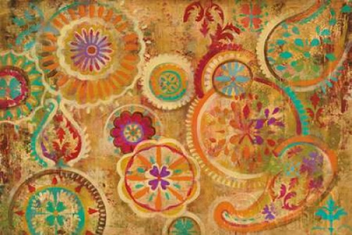 Contemporary Paisley Poster Print by  Silvia Vassileva - Item # VARPDX23758