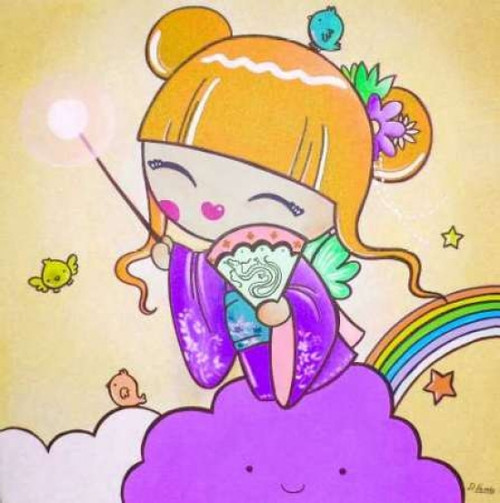 Japanese Fairy Poster Print by Diana Vicedo - Item # VARPDXDVC003