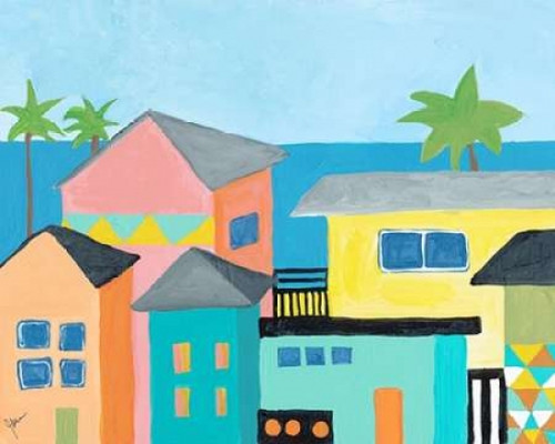 Beachfront Property 1 Poster Print by Jan Weiss - Item # VARPDXW751D