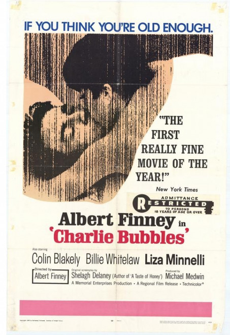 Charlie Bubbles Movie Poster Print (27 x 40) - Item # MOVIH6281