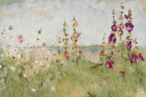 Hollyhocks by the Sea Poster Print by Cheri Blum - Item # VARPDX8256