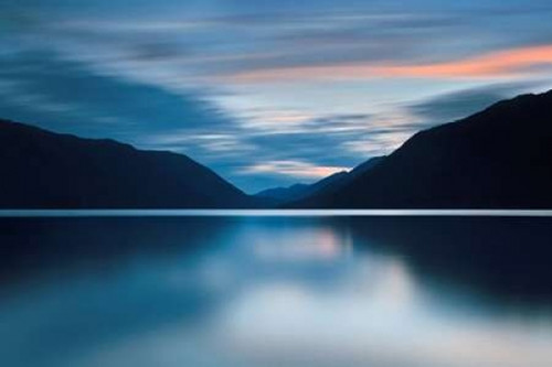 Lake Crescent Dusk Poster Print by Katherine Gendreau - Item # VARPDXG700D