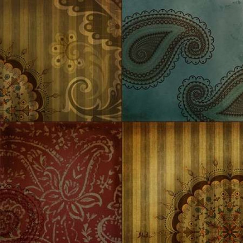 Paisley Squares I Poster Print by Patricia Pinto - Item # VARPDX6898