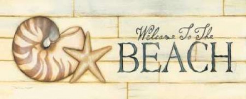 Welcome to the Beach Poster Print by Stephanie Marrott - Item # VARPDXSM382